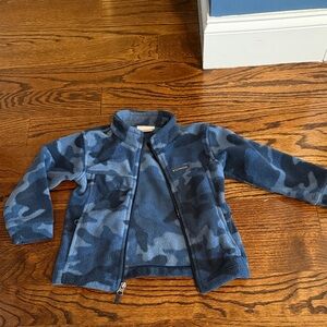 Columbia Kids Blue Camo Fleece Jacket
